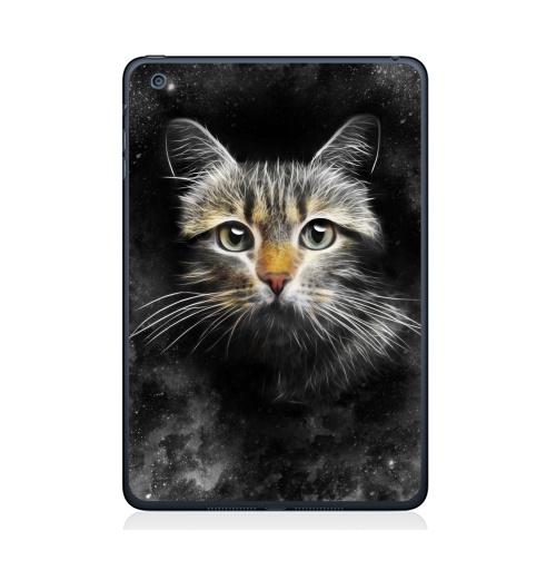Наклейка на Планшет Apple iPad Mini 4 Кот,  купить в Москве – интернет-магазин Allskins, кошка, глаз, звезда, космос