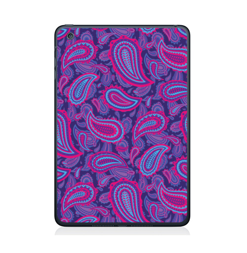 Наклейка на Планшет Apple iPad Mini 4 Малиновые огурцы,  купить в Москве – интернет-магазин Allskins, узор, паттерн, огурцы, этно, розовый, фиолетовый