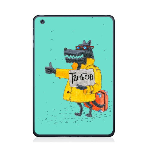 Наклейка на Планшет Apple iPad Mini 4 Товарищ,  купить в Москве – интернет-магазин Allskins, милые животные, путешествия, прикол, животные, Тамбов, волк
