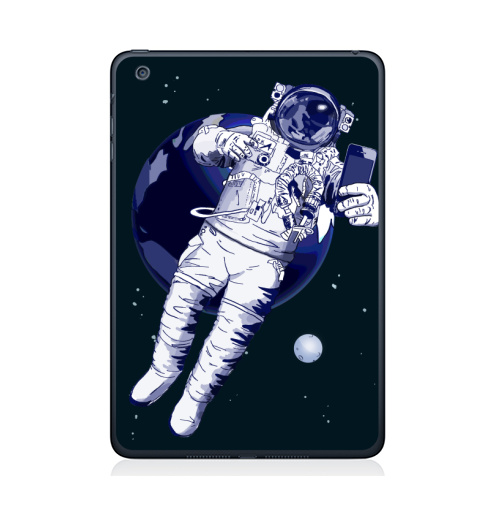 Наклейка на Планшет Apple iPad Mini 4 Космическое селфи,  купить в Москве – интернет-магазин Allskins, космос, селфи