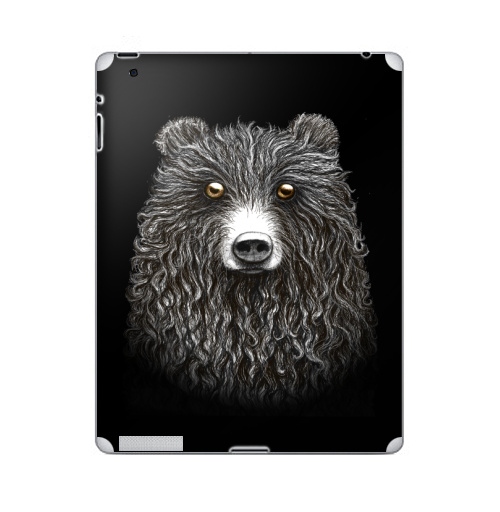 Наклейка на Планшет Apple iPad 4 Retina Мишенька,  купить в Москве – интернет-магазин Allskins, крутые животные, медведь, животные, графика, милые животные