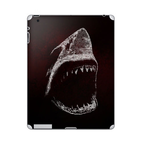 Наклейка на Планшет Apple iPad 4 Retina Движение — это жизнь,  купить в Москве – интернет-магазин Allskins, смерть, жизнь, движение, типографика, акула