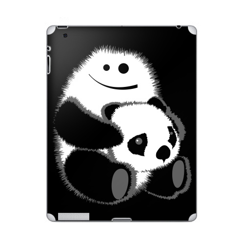 Наклейка на Планшет Apple iPad 4 Retina Привет!,  купить в Москве – интернет-магазин Allskins, панда, безбашенная, белый, черный, 300 Лучших работ