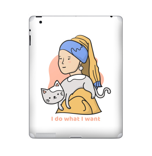 Наклейка на Планшет Apple iPad 4 Retina Я делаю что хочу,  купить в Москве – интернет-магазин Allskins, мотивация, девушка, котята, портреты, красота, любовь