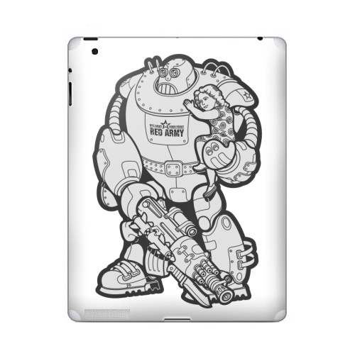 Наклейка на Планшет Apple iPad 4 Retina На страже границ!,  купить в Москве – интернет-магазин Allskins, мужик, военные, робот, пикник, 300 Лучших работ