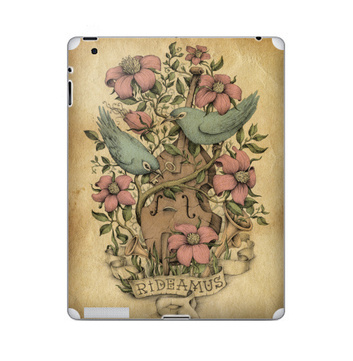 Наклейка на Планшет Apple iPad 4 Retina Rideamus,  купить в Москве – интернет-магазин Allskins, милые животные, 300 Лучших работ, цветы, птицы, текстура, контрабас, женские