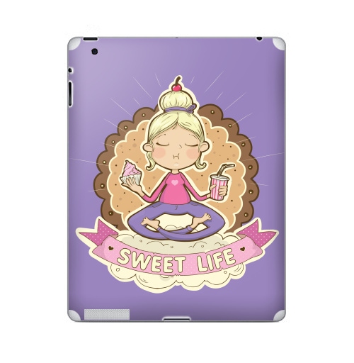 Наклейка на Планшет Apple iPad 4 Retina Sweet ,  купить в Москве – интернет-магазин Allskins, розовый, сладости, детские