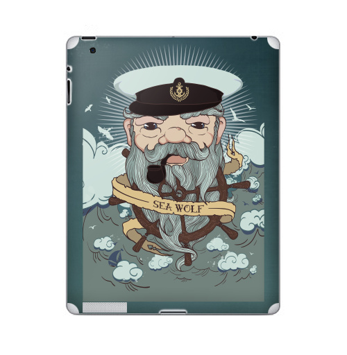 Наклейка на Планшет Apple iPad 4 Retina Старый капитан,  купить в Москве – интернет-магазин Allskins, надписи на английском, капитан, детские, морская, свобода
