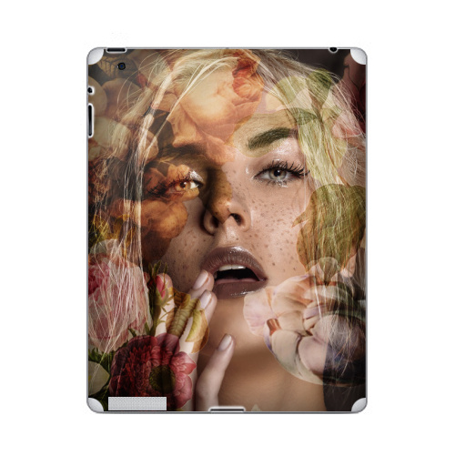Наклейка на Планшет Apple iPad 4 Retina Осенняя девушка,  купить в Москве – интернет-магазин Allskins, осень, девушка, фотография