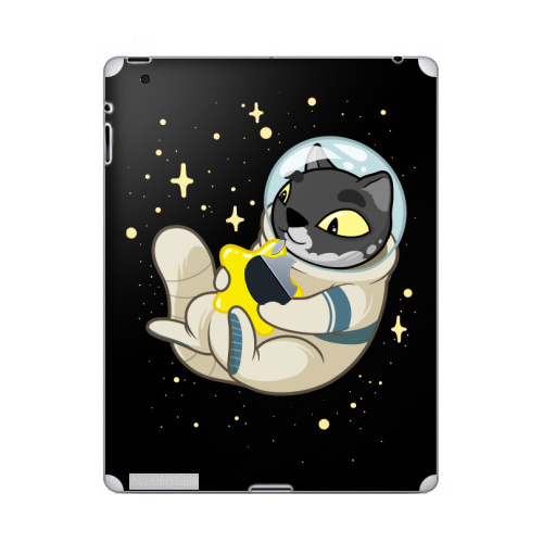 Наклейка на Планшет Apple iPad 4 Retina c яблоком Ты моя звезда,  купить в Москве – интернет-магазин Allskins, звезда, кошка, космос, космокот, астронавт, персонажи, иллюстраторы