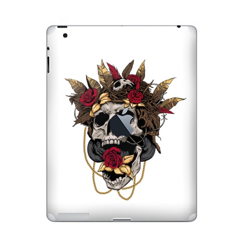 Наклейка на Планшет Apple iPad 4 Retina c яблоком Гнездо кукушки,  купить в Москве – интернет-магазин Allskins, череп