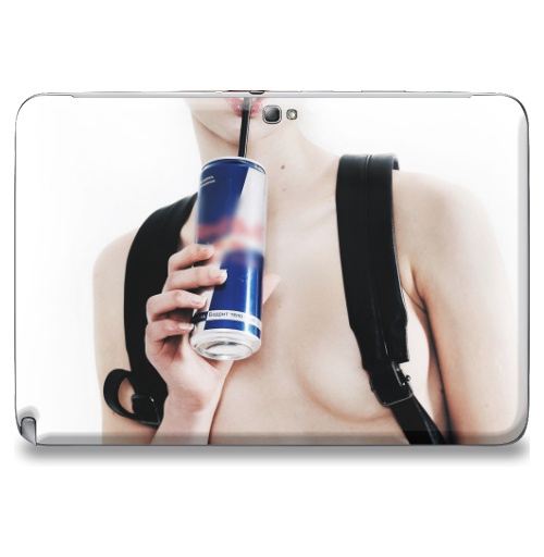 Наклейка на Планшет Samsung Galaxy Note 10.1 (N8000) Девочка с трубочкой,  купить в Москве – интернет-магазин Allskins, модели, секс, фотография