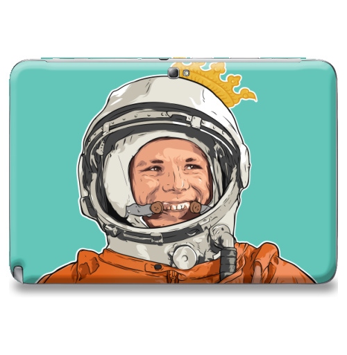 Наклейка на Планшет Samsung Galaxy Note 10.1 (N8000) Гагарин,  купить в Москве – интернет-магазин Allskins, космос, космонавтика
