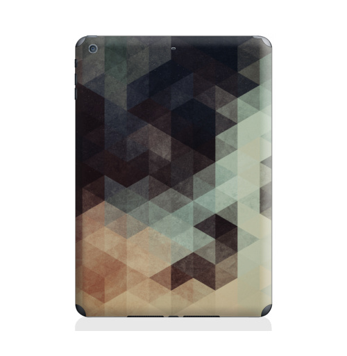 Наклейка на Планшет Apple iPad Air облако,  купить в Москве – интернет-магазин Allskins, градиент, гранж, абстракция, треугольники, геометрия