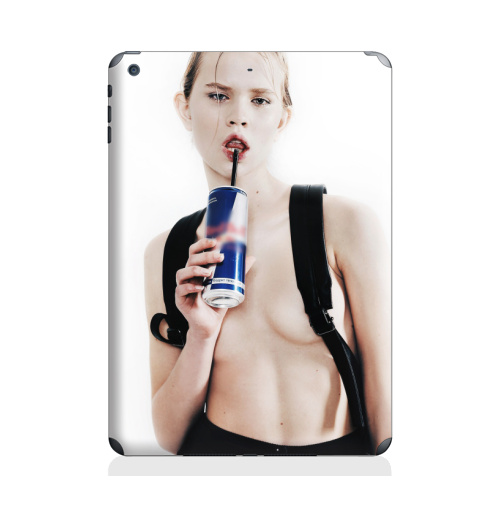Наклейка на Планшет Apple iPad Air Девочка с трубочкой,  купить в Москве – интернет-магазин Allskins, модели, секс, фотография