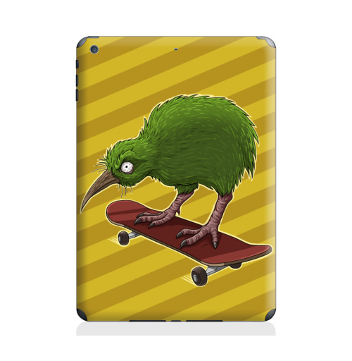 Наклейка на Планшет Apple iPad Air Киви,  купить в Москве – интернет-магазин Allskins, птицы, скейтборд