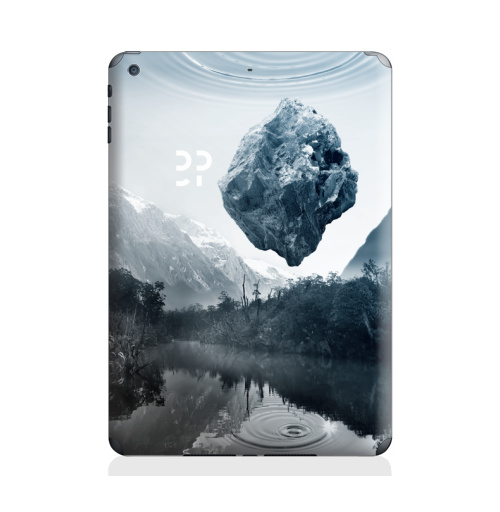 Наклейка на Планшет Apple iPad Air Будущее,  купить в Москве – интернет-магазин Allskins, лес, земля, река, будущее, футуризм, эвентумпремо, камни, горы