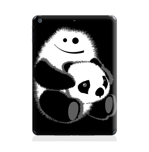 Наклейка на Планшет Apple iPad Air Привет!,  купить в Москве – интернет-магазин Allskins, панда, безбашенная, белый, черный, 300 Лучших работ