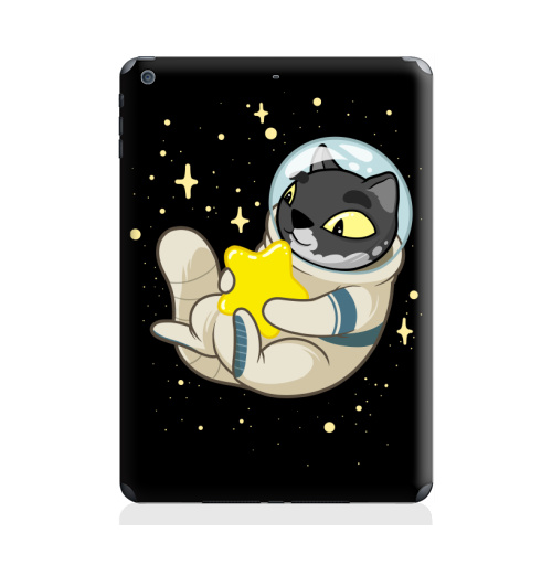 Наклейка на Планшет Apple iPad Air Ты моя звезда,  купить в Москве – интернет-магазин Allskins, звезда, кошка, космос, космокот, астронавт, персонажи, иллюстраторы