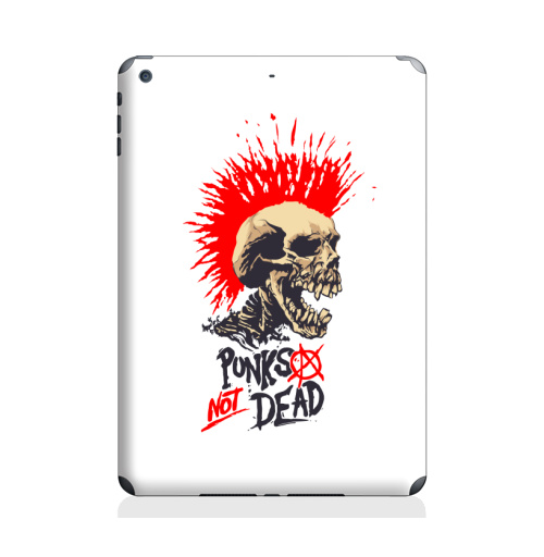 Наклейка на Планшет Apple iPad Air Punk not dead,  купить в Москве – интернет-магазин Allskins, панк, punknotdead, rock, череп