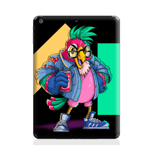 Наклейка на Планшет Apple iPad Air Попугай Кешью,  купить в Москве – интернет-магазин Allskins, милые животные, персонажи, птицы, кеды, хулиган, мультфильмы