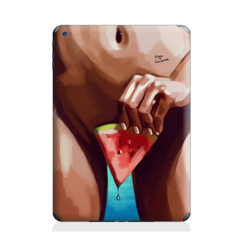 Наклейка на Планшет Apple iPad Air Сочное лето,  купить в Москве – интернет-магазин Allskins, секс, лето, морская, арбуз, сочно, яркий