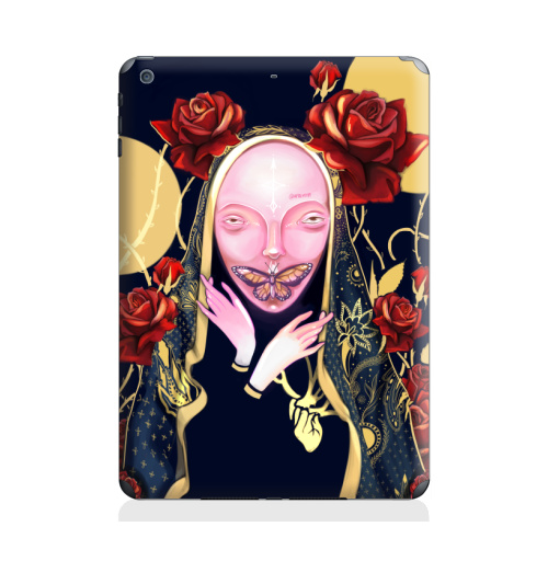 Наклейка на Планшет Apple iPad Air Инсомния,  купить в Москве – интернет-магазин Allskins, красота, современное, демоны, кукла, ба, бабачка, розы, руки, накидка, человек