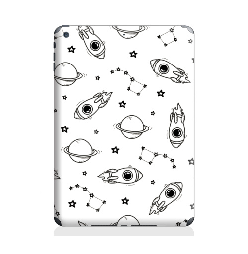 Наклейка на Планшет Apple iPad Air Космо-паттерн,  купить в Москве – интернет-магазин Allskins, классика, космос, полёт, звезда, созвездие, земля, вселенная
