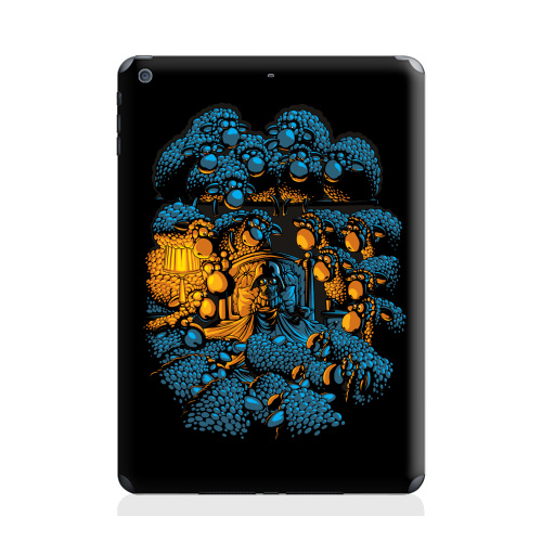Наклейка на Планшет Apple iPad Air «Бессонница»,  купить в Москве – интернет-магазин Allskins, военные, звёзды и войны, темный, синий, бессонница, овцы, дартаньян, оранжевый, желтый, голубой, 300 Лучших работ