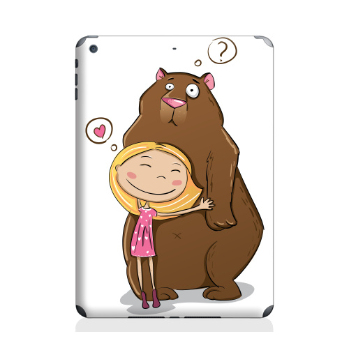 Наклейка на Планшет Apple iPad Air I like teddy bears,  купить в Москве – интернет-магазин Allskins, лайк, милые животные, 300 Лучших работ, любовь, медведь, мило, для_влюбленных, детские, женские