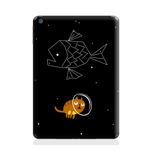 Наклейка на Планшет Apple iPad Air Звездный кот,  купить в Москве – интернет-магазин Allskins, дайвинг, звёзды и войны, зодиак, полёт, кошка, космос, рыба, космокот
