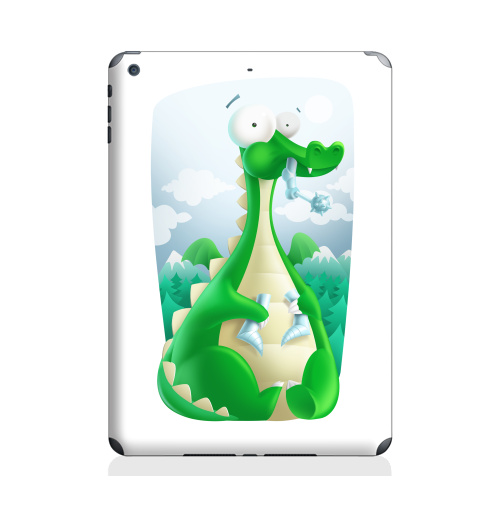 Наклейка на Планшет Apple iPad Air Какой рыцарь?,  купить в Москве – интернет-магазин Allskins, женские, для_влюбленных, сказки, рыцарь, дракон, графика, жизнь, любовь, животные, динозавры