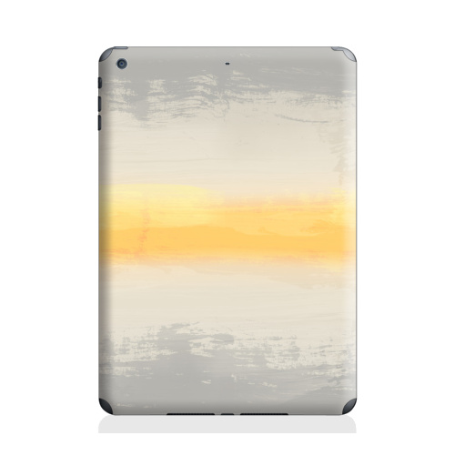 Наклейка на Планшет Apple iPad Air Лучик света,  купить в Москве – интернет-магазин Allskins, серый, желтый, узор, текстура, паттерн