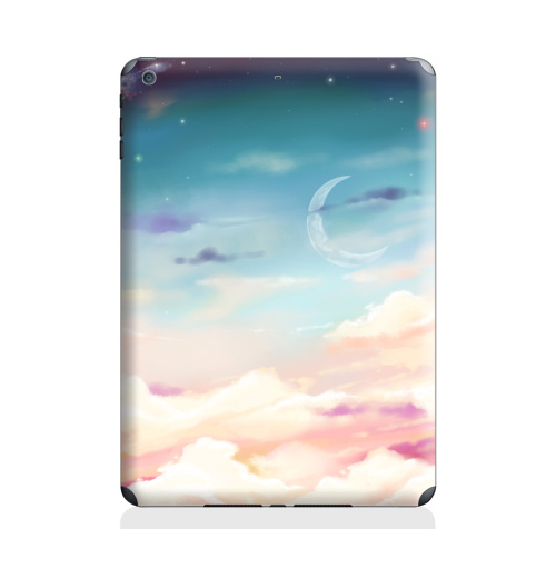 Наклейка на Планшет Apple iPad Air Волшебное небо,  купить в Москве – интернет-магазин Allskins, небо, нежно, космос, звезда, луна