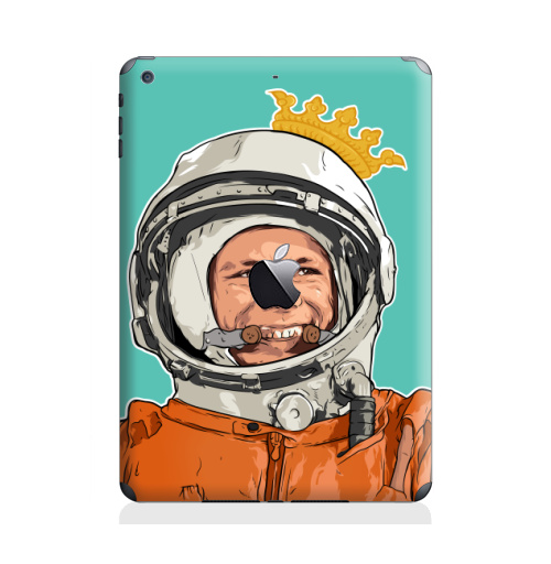 Наклейка на Планшет Apple iPad Air с яблоком Гагарин,  купить в Москве – интернет-магазин Allskins, космос, космонавтика