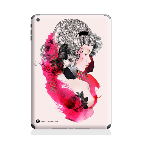 Наклейка на Планшет Apple iPad Air с яблоком Baroque,  купить в Москве – интернет-магазин Allskins, девушка, классика, барокко