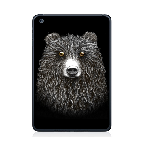 Наклейка на Планшет Apple iPad Mini 1/2/3 Мишенька,  купить в Москве – интернет-магазин Allskins, крутые животные, медведь, животные, графика, милые животные