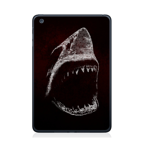 Наклейка на Планшет Apple iPad Mini 1/2/3 Движение — это жизнь,  купить в Москве – интернет-магазин Allskins, смерть, жизнь, движение, типографика, акула