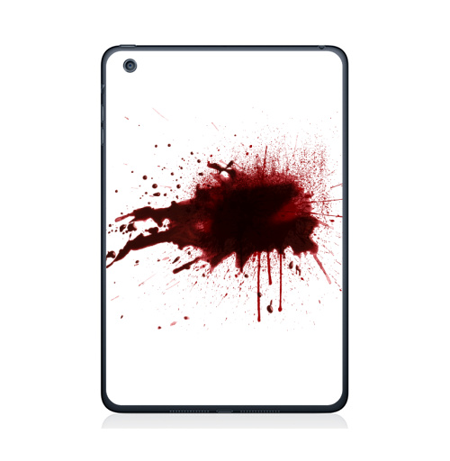 Наклейка на Планшет Apple iPad Mini 1/2/3 Я  в  порядке,  купить в Москве – интернет-магазин Allskins, порядок, кровь, выстрелы, брызги, красный, надписи
