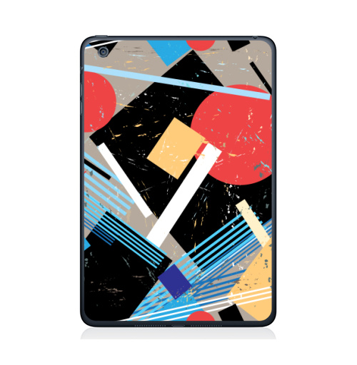 Наклейка на Планшет Apple iPad Mini 1/2/3 Авангард,  купить в Москве – интернет-магазин Allskins, графика, абстракция, мода, авангард, геометрия, паттерн, ткань