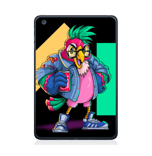 Наклейка на Планшет Apple iPad Mini 1/2/3 Попугай Кешью,  купить в Москве – интернет-магазин Allskins, милые животные, персонажи, птицы, кеды, хулиган, мультфильмы
