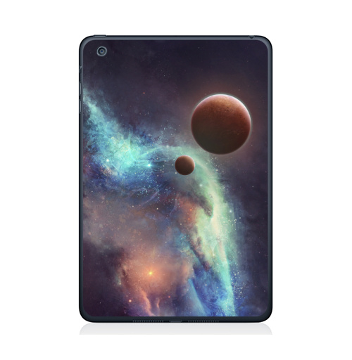 Наклейка на Планшет Apple iPad Mini 1/2/3 Красные планеты,  купить в Москве – интернет-магазин Allskins, космос, земля, туманность, звезда, небо, галактика, фантастика, паттерн, искусство, концепт