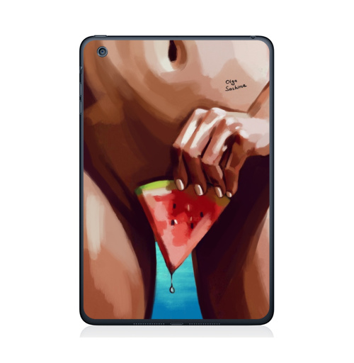 Наклейка на Планшет Apple iPad Mini 1/2/3 Сочное лето,  купить в Москве – интернет-магазин Allskins, секс, лето, морская, арбуз, сочно, яркий