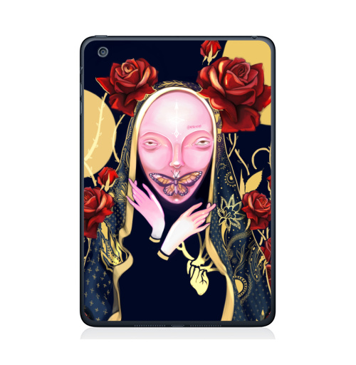 Наклейка на Планшет Apple iPad Mini 1/2/3 Инсомния,  купить в Москве – интернет-магазин Allskins, красота, современное, демоны, кукла, ба, бабачка, розы, руки, накидка, человек