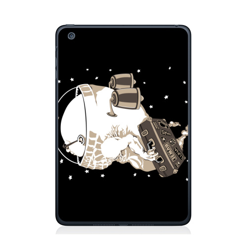 Наклейка на Планшет Apple iPad Mini 1/2/3 Космический туризм,  купить в Москве – интернет-магазин Allskins, космос, космонавтика, космонавтики, астронавт, галактика, звезда, чемодан, туризм