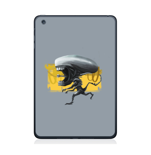 Наклейка на Планшет Apple iPad Mini 1/2/3 Ксеноморф,  купить в Москве – интернет-магазин Allskins, кино, чужой, чибик, фанарт, фантастика