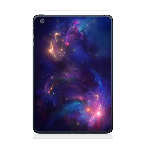 Наклейка на Планшет Apple iPad Mini 1/2/3 Звездная туманность,  купить в Москве – интернет-магазин Allskins, звезда, космос, небо, фагтастика, графика, туманность, светлый, яркий, красочно, огни, путешествия, ночь, стильно, Даль