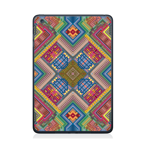 Наклейка на Планшет Apple iPad Mini 1/2/3 Жестикуляции,  купить в Москве – интернет-магазин Allskins, абстракция, текстура, текстиль, геометрический, яркий, стильно