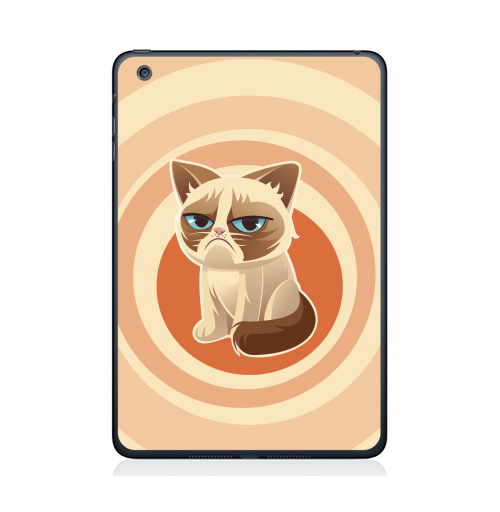 Наклейка на Планшет Apple iPad Mini 1/2/3 Сурове, грустне, котячне,  купить в Москве – интернет-магазин Allskins, милые животные, 300 Лучших работ, любовь, кошка, персонажи, женские