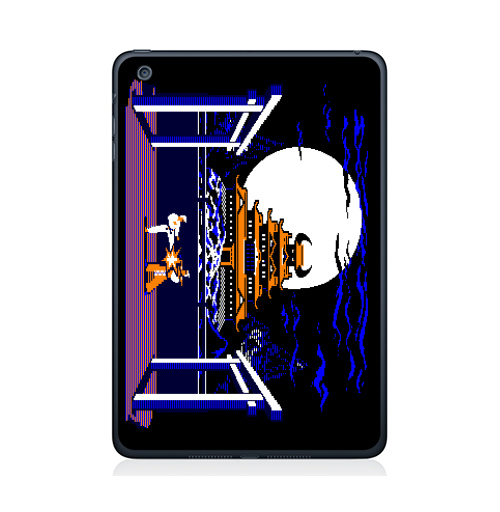 Наклейка на Планшет Apple iPad Mini 1/2/3 Каратека 1986,  купить в Москве – интернет-магазин Allskins, пиксель арт, 80-е, классика, гики